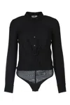 Elisabetta Franchi Camicia Body In Black