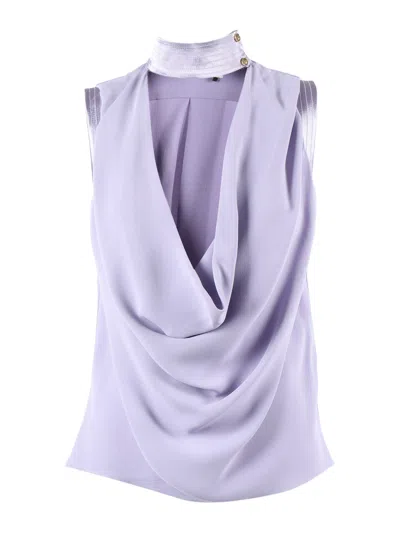 Elisabetta Franchi Camicia In Purple