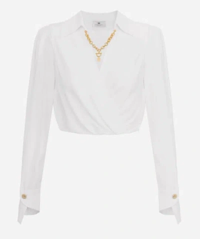 Elisabetta Franchi Camicia In White