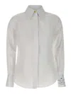 Elisabetta Franchi Tailored White Shirt With Classic Collar In White