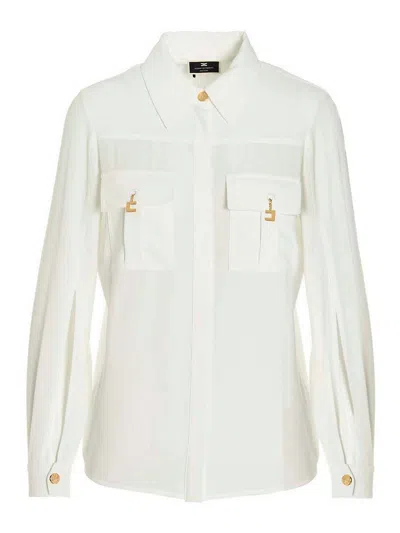 Elisabetta Franchi Charms Detailed Shirt In White