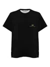 Elisabetta Franchi Heavy Jersey T-shirt In Black