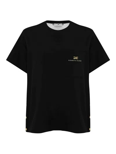 ELISABETTA FRANCHI CAMISETA - NEGRO