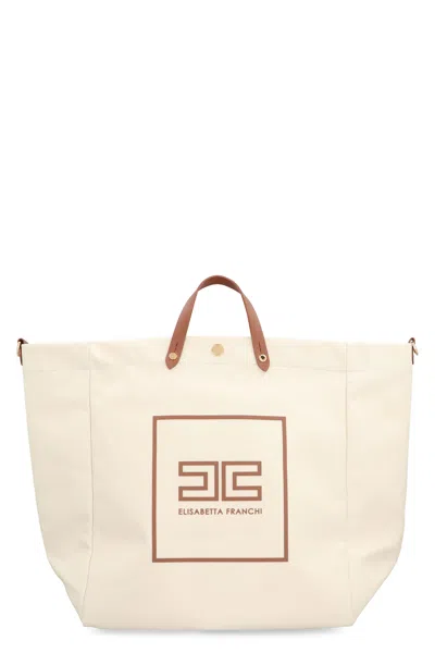 Elisabetta Franchi Canvas Tote Bag