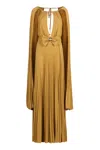 Elisabetta Franchi Red Carpet Dress In Yellow