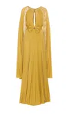 Elisabetta Franchi Red Carpet Dress In Yellow