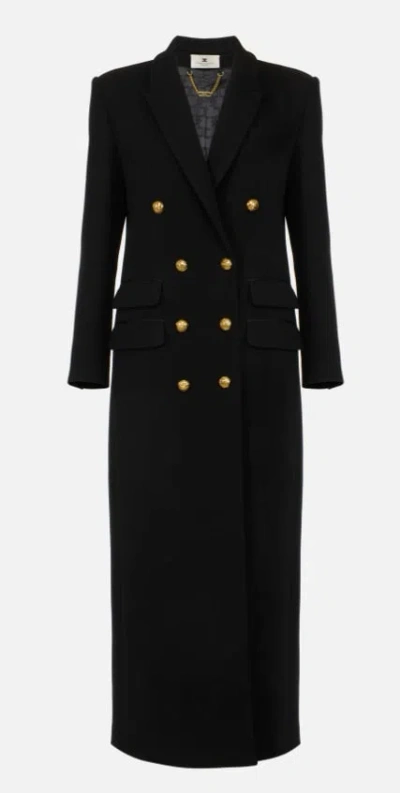 Elisabetta Franchi Cappotto In Black