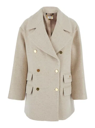 Elisabetta Franchi Cappotto In Neutral