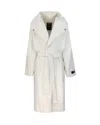 ELISABETTA FRANCHI KNITTED DRESSING GOWN COAT