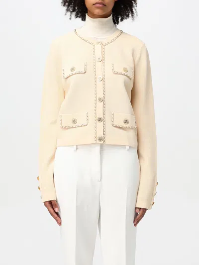 Elisabetta Franchi Cardigan  Woman Colour Beige