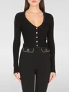 Elisabetta Franchi Cardigan  Woman Color Black