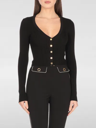 Elisabetta Franchi Cardigan  Woman Color Black