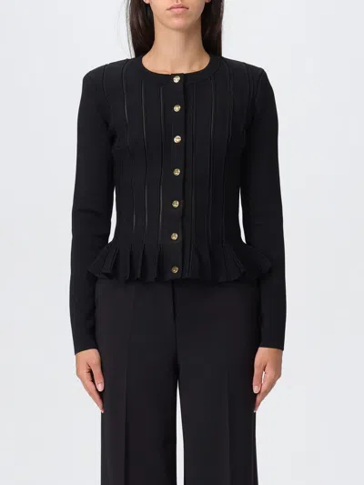 ELISABETTA FRANCHI CARDIGAN ELISABETTA FRANCHI WOMAN COLOR BLACK,H26114002