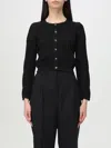 Elisabetta Franchi Viscose Top-wear In Schwarz