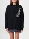 Elisabetta Franchi Cardigan  Woman Color Black In Schwarz