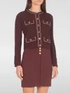 Elisabetta Franchi Sweaters Bordeaux In Burgunderrot