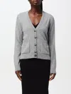 Elisabetta Franchi Mélange-effect Cardigan In Grau