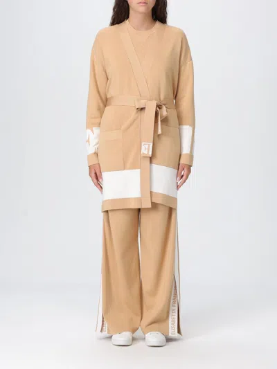 Elisabetta Franchi Cardigan  Woman Color Ivory In Nude