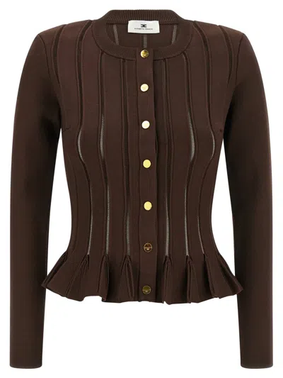 ELISABETTA FRANCHI ELISABETTA FRANCHI CARDIGAN TRAMA À JOUR