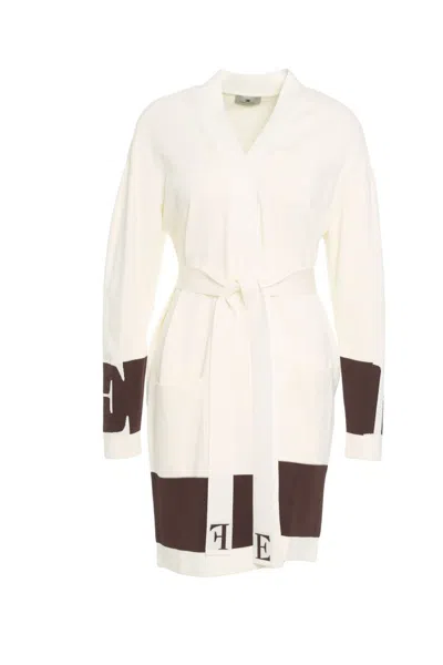 ELISABETTA FRANCHI CARDIGAN WITH BELT