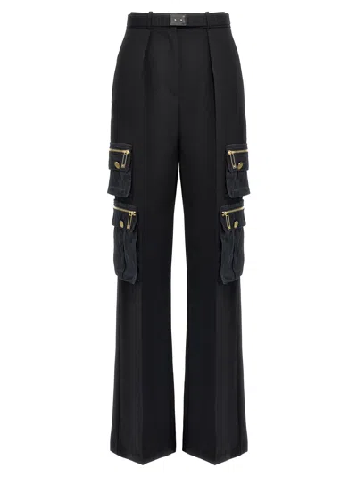 Elisabetta Franchi Cargo Pants In Black