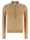 Elisabetta Franchi Cashmere Sweater Sweaters And Cardigans Beige In Animal Print