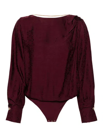 ELISABETTA FRANCHI CHAQUETA CASUAL - ROJO OSCURO