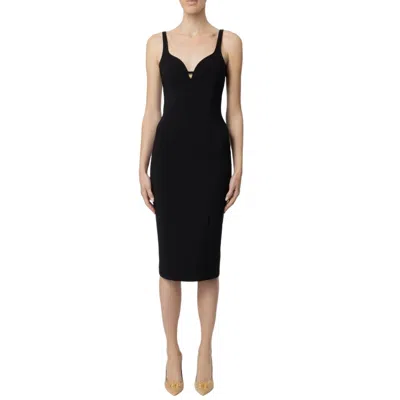 Elisabetta Franchi Casual Woman Clothes  - Dress - Black