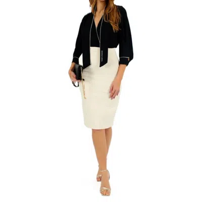 ELISABETTA FRANCHI CASUAL WOMAN CLOTHES ELISABETTA FRANCHI - DRESS - BLACK