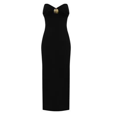 ELISABETTA FRANCHI CASUAL WOMAN CLOTHES ELISABETTA FRANCHI - DRESS - BLACK