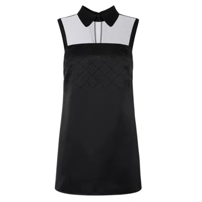 ELISABETTA FRANCHI CASUAL WOMAN CLOTHES ELISABETTA FRANCHI - DRESS - BLACK