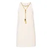 Elisabetta Franchi Chain-link Detail Crepe Mini Dress