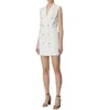 Elisabetta Franchi Sleeveless Double-breasted Dress Button Detailing