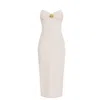 Elisabetta Franchi Sheath Dress With Macro Bow