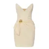 Elisabetta Franchi Bow-detail Crepe Mini Dress