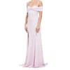Elisabetta Franchi Red Carpet Stretch Viscose Long Dress In Pink