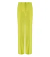 Elisabetta Franchi Cedar Wide Leg Trousers In Yellow