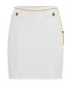 Elisabetta Franchi Chain-belt Mini Skirt In White
