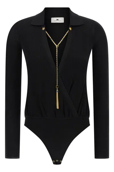 Elisabetta Franchi Chain Body In Black