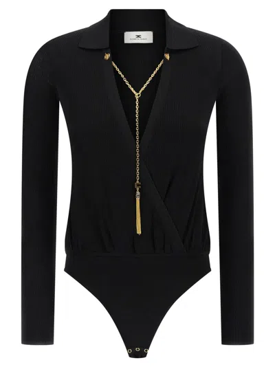 Elisabetta Franchi Chain Body In Black