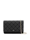 Elisabetta Franchi Chain Crossbody Bag In Black