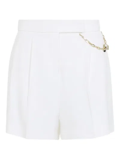 Elisabetta Franchi Chain-deatil Shorts In Neutral