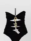Elisabetta Franchi Chain Detail One-piece Swimsuit