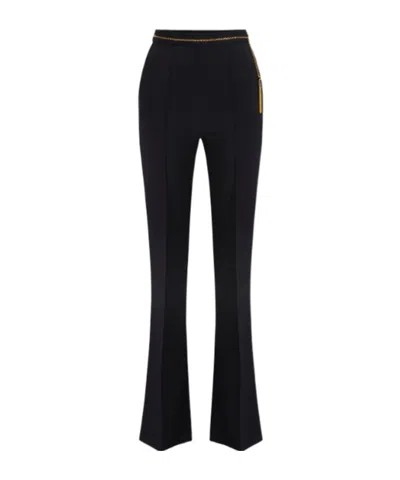 ELISABETTA FRANCHI ELISABETTA FRANCHI CHAIN DETAILED TROUSERS