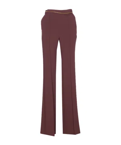ELISABETTA FRANCHI ELISABETTA FRANCHI CHAIN DETAILED TROUSERS