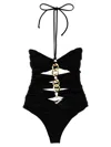 Elisabetta Franchi Chain One-piece Swimsuit Beachwear
