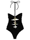 Elisabetta Franchi Chain One-piece Swimsuit Beachwear