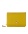 Elisabetta Franchi Groumette Chain Small Shoulder Bag In Brown