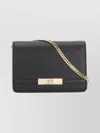 Elisabetta Franchi Chain Strap Textured Shoulder Bag