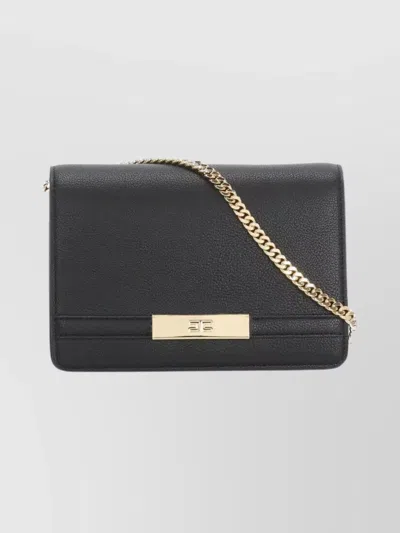 Elisabetta Franchi Chain Strap Textured Shoulder Bag